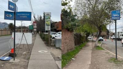 Rinconada licita renovación de veredas de la Carretera San Martín por $478 millones