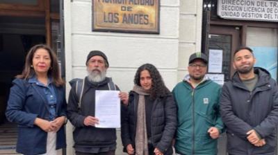 Organización entregó carta al alcalde de Los Andes por obras que afectan al cerro Kurapilu