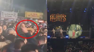 [VIDEO] Ataque con objeto punzante durante Fiesta Costumbrista de Quintero: artista pidió ayuda desde el escenario