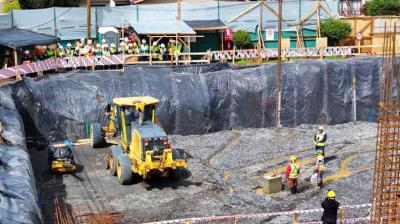 Autoridades visitan las obras del nuevo Liceo José de la Cruz Miranda de Cañete: trabajos alcanzan un 12% de avance