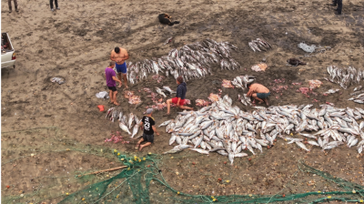 Vecinos de Cartagena alertan por vehículos y basura en Playa Chica tras jornada de pesca