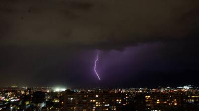 Tormentas eléctricas podrían llegar este viernes a la Región de Valparaíso