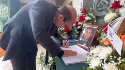 Ministro Arrau llegó a Quilleco tras muerte de carabinero: llamó a avanzar en las normativas que den más herramientas a las policías