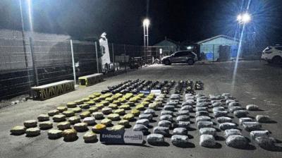 Decomisan cargamentos con 266 kilos de marihuana en El Loa: un detenido