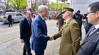 Presidente Kast encabeza funeral de mártir de Carabineros fallecido en Quilleco