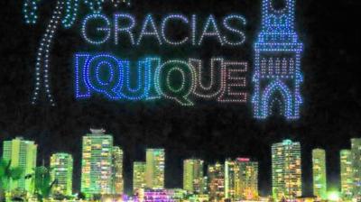 Municipio de Iquique licita show de 1.000 drones con sistemas láser y música en vivo
