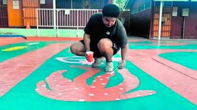 Iquiqueño instalará mural en la nueva línea del Metro de Santiago