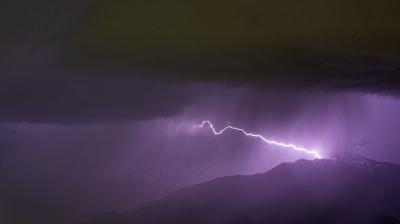 DMC emite aviso por posibles tormentas eléctricas con granizo en la Región de Valparaíso