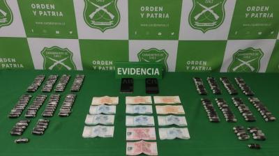 Can detecta a pasajeros que transportaban ovoides con cocaína en minibús proveniente de Colchane