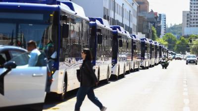 Llegaron 15 buses eléctricos al Biobío para modernizar el transporte público del Gran Concepción