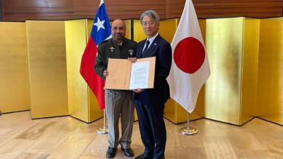 Embajada de Japón financiará moderno carro aljibe para Bomberos de La Calera