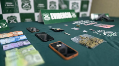 Cuatro detenidos por tráfico de drogas en Viña: operativo incautó ketamina, marihuana y cocaína